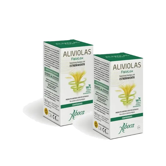 Aboca Aliviolas Fisiolax gegen Verstopfung, 45 Tabletten, 2er-Pack