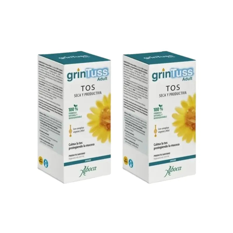 Aboca Grintuss Sirup für Erwachsene, 2x180 gr