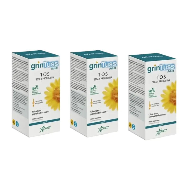 Aboca Grintuss Sirup für Erwachsene, 3x180 gr