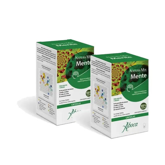 Aboca Natura Mix Advanced Mente, 50 Kapseln, 2er-Pack