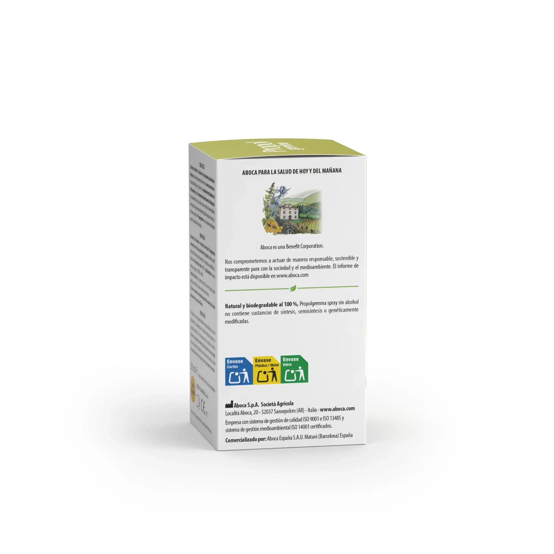 Aboca Propolgemma Spray ohne Alkohol – Flasche, 30 ml