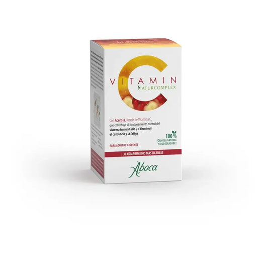 Aboca Vitamin C Naturcomplex Nahrungsergänzungsmittel, 30 Tabletten