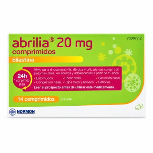 Bilastin Abrilia Normon 20 mg, 14 Tabletten