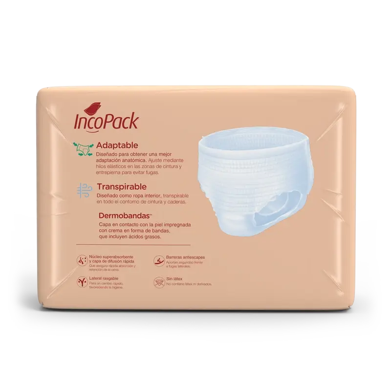 Incopack Absorbent Night Pant Pant Small Size , 80 Stück