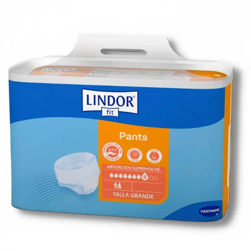 Lindor Fit Pants Super Night Windeln Größe L, 80 Stück.