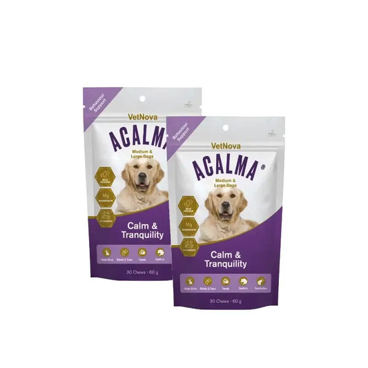 Beruhigungsmittel für mittelgroße und große Hunde, 30 Kausnacks, 2er-Pack