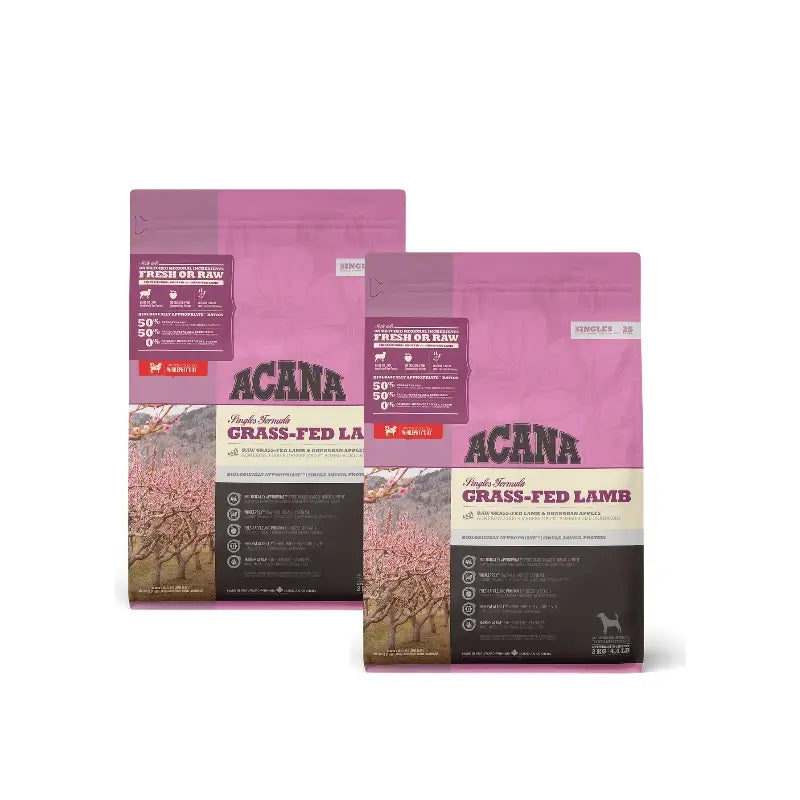 Acana Adult Singles Grass-Fed 2 kg Hundefutter, 2er-Pack