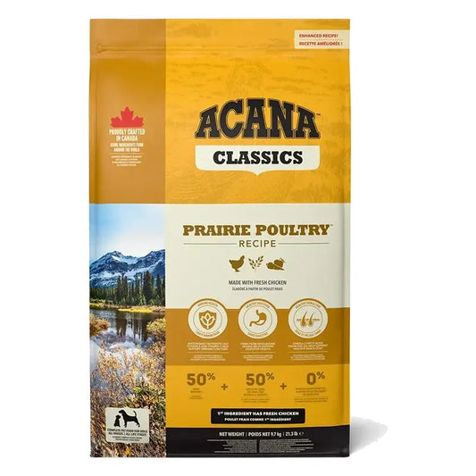 Acana Canine Adult Classics Prairie Geflügel 9,7 kg Hundefutter