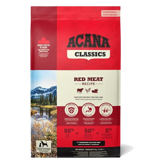 Acana Canine Adult Classics Rot 9,7Kg Hundefutter