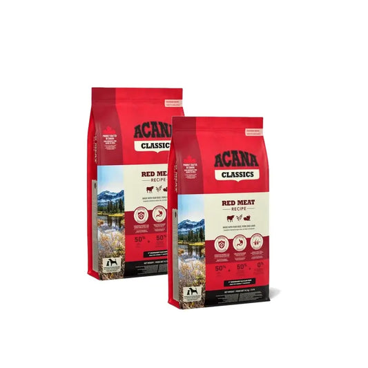 Acana Canine Adult Classics Rot 14,5 Kg Hundefutter, Packung 2