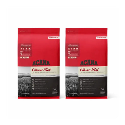 Acana Canine Adult Classics Rot 9,7Kg Hundefutter 2er-Pack