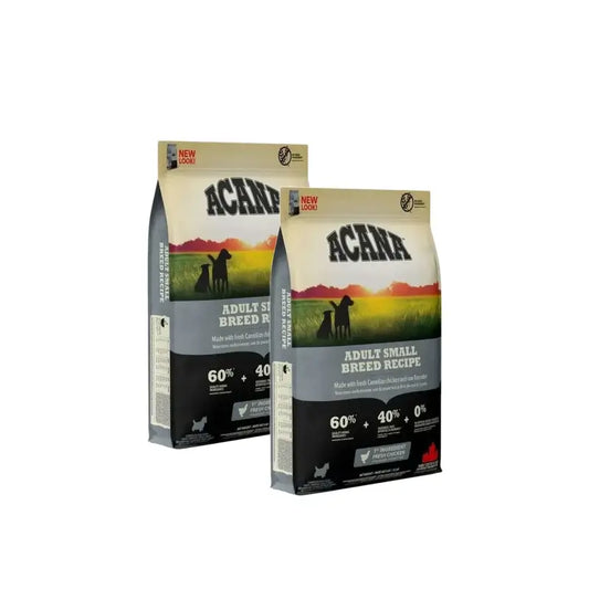 Acana Canine Adult Heritage Kleine Rassen 6kg Hundefutter 2er-Pack