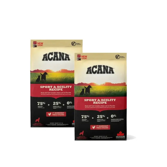 Acana Canine Adult Heritage Sport Agility 17kg Hundefutter 2er-Pack
