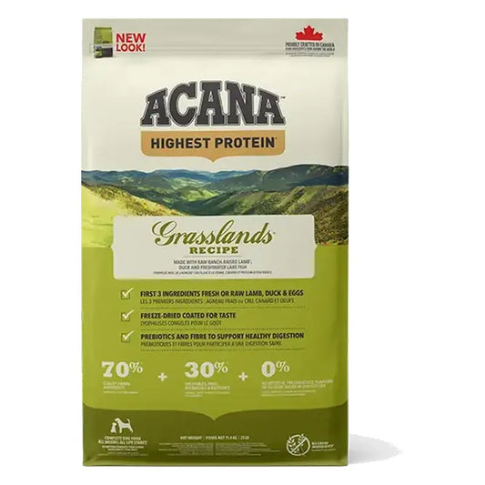 Acana Canine Adult Regionals Grasslands Prairie 11,4kg Hundefutter für Hunde