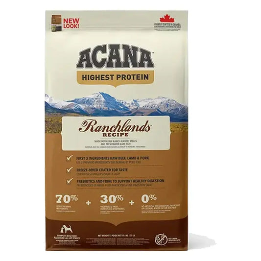 Acana Canine Adult Regionals Ranchlands Prairie 11,4Kg Hundefutter