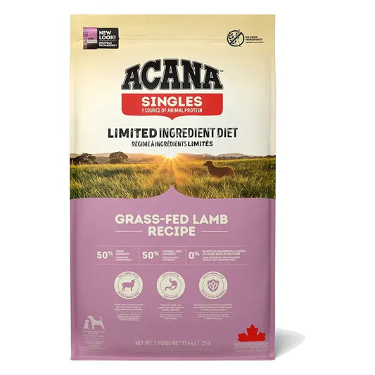 Acana Canine Adult Singles Grasgefüttert 11,4Kg Hundefutter