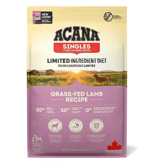 Acana Canine Adult Singles Grasgefüttert 6Kg Hundefutter