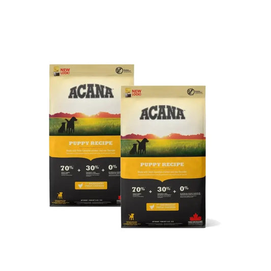 Acana Canine Puppy Heritage Große Rassen 17kg Hundefutter 2er-Pack