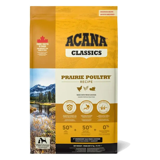 Acana Canine Adult Classics Präriegeflügel 14,5 kg, Hundefutter