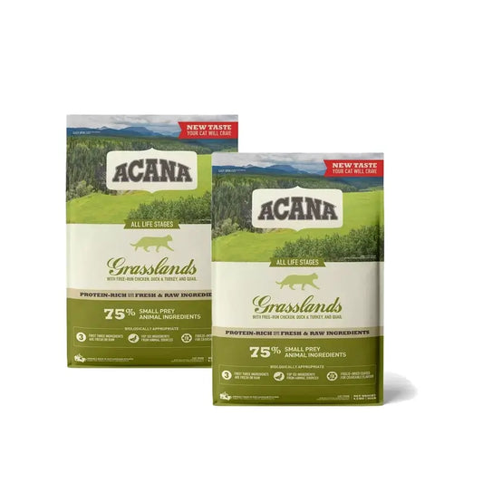 Acana Feline Adult Grasland 4,5 kg Katzenfutter, Packung 2