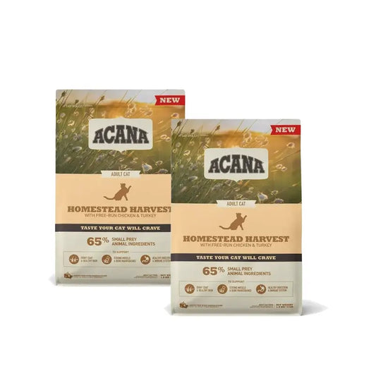 Acana Feline Adult Homestead Pack, 2 x 1,8 kg Katzenfutter