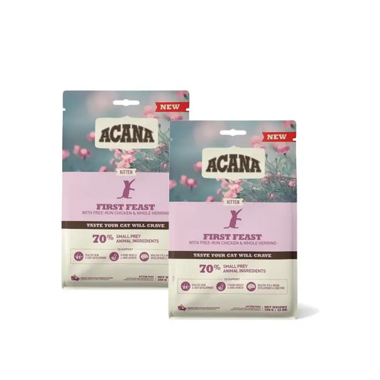 Acana Feline Kitten First Feast 1,8 kg Katzenfutter, Packung 2