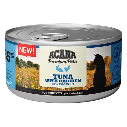 Acana Feline Premium Pate Thunfisch & Huhn 24X85Grs Nassfutter für Katzen