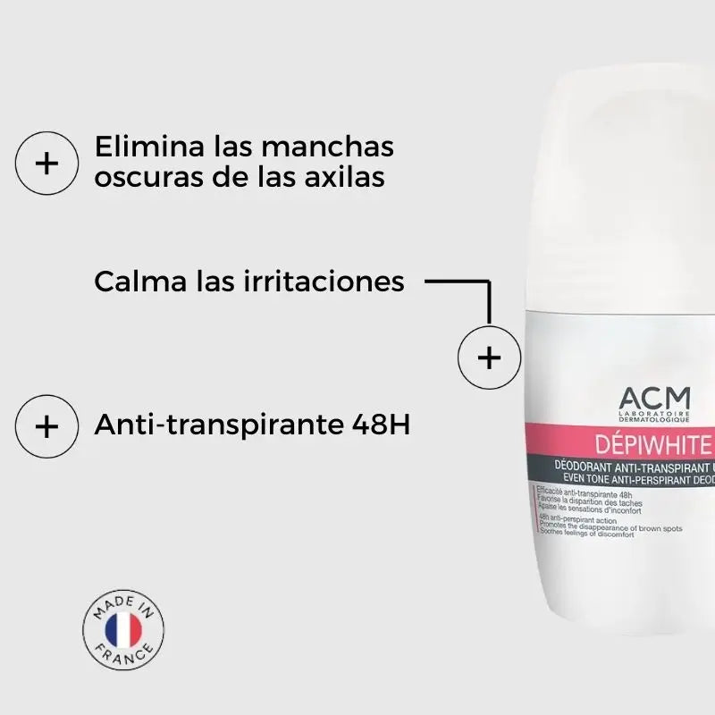 Acm Laboratoire Dépiwhite Antitranspirant Unifying Deodorant, 50 ml