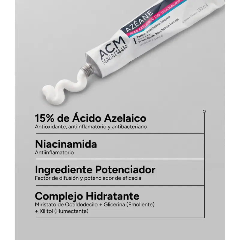 Acm Laboratoires Azeane Azelainsäure 15% Creme 30Ml.