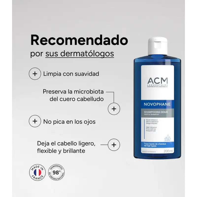 Acm Laboratoires Novophane Sanftes Shampoo , 500 ml