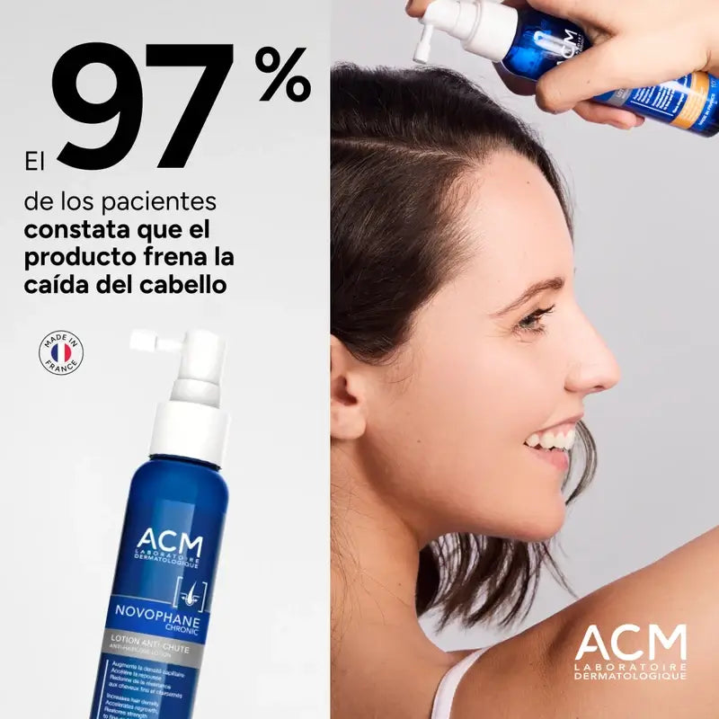 Acm Laboratoires Novophane Chronische Anti-Haarausfall-Lotion, 100 ml