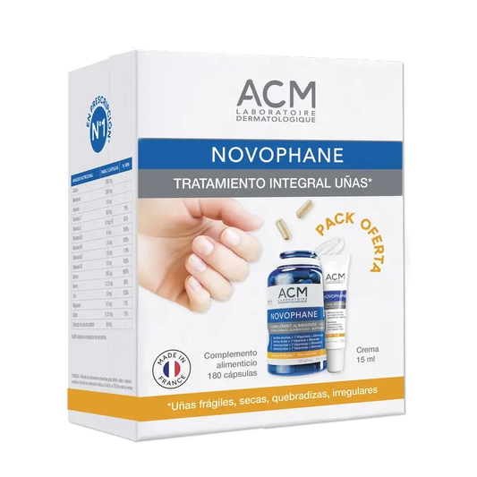 Acm Laboratoires Novophane komplette Nagelbehandlung Pack 3 Monate