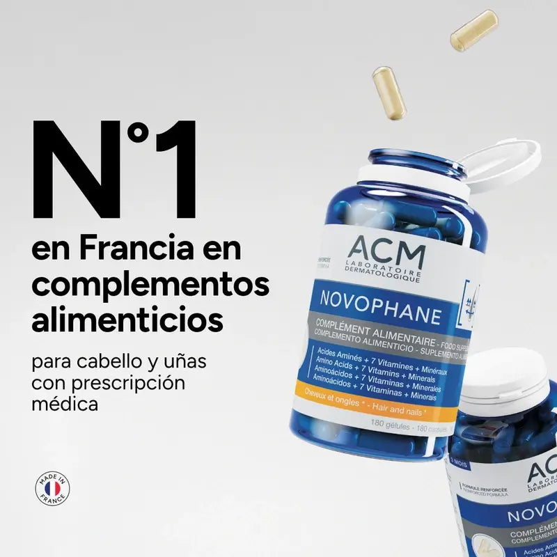 Acm Laboratoires Novophane komplette Nagelbehandlung Pack 3 Monate