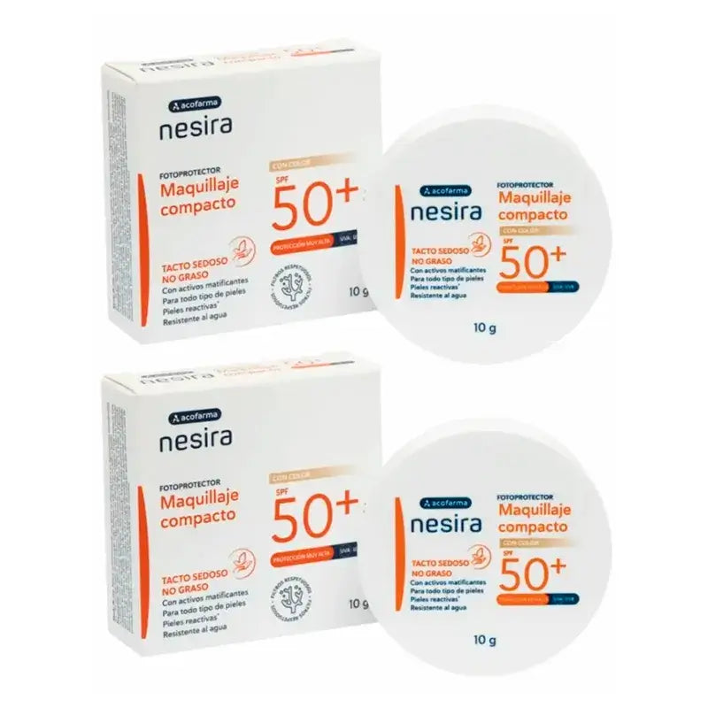 Acofar Derm Make-up Kompakt SPF 50+ 2 x 10 gr
