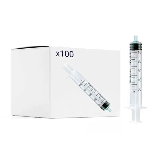 Acofar Packs Sterile nadelfreie Spritzen 3 Stück 50 ml, 3 x 100 Stück.