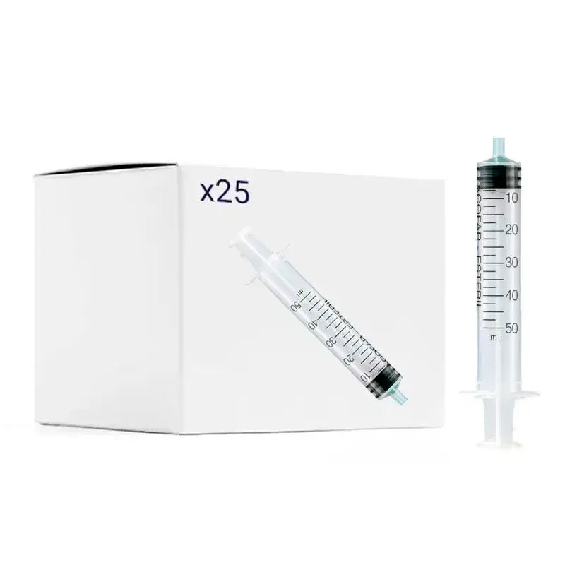 Acofar Packs Sterile nadelfreie Spritzen 3 Stück 50 ml, 3 x 25 Stk.