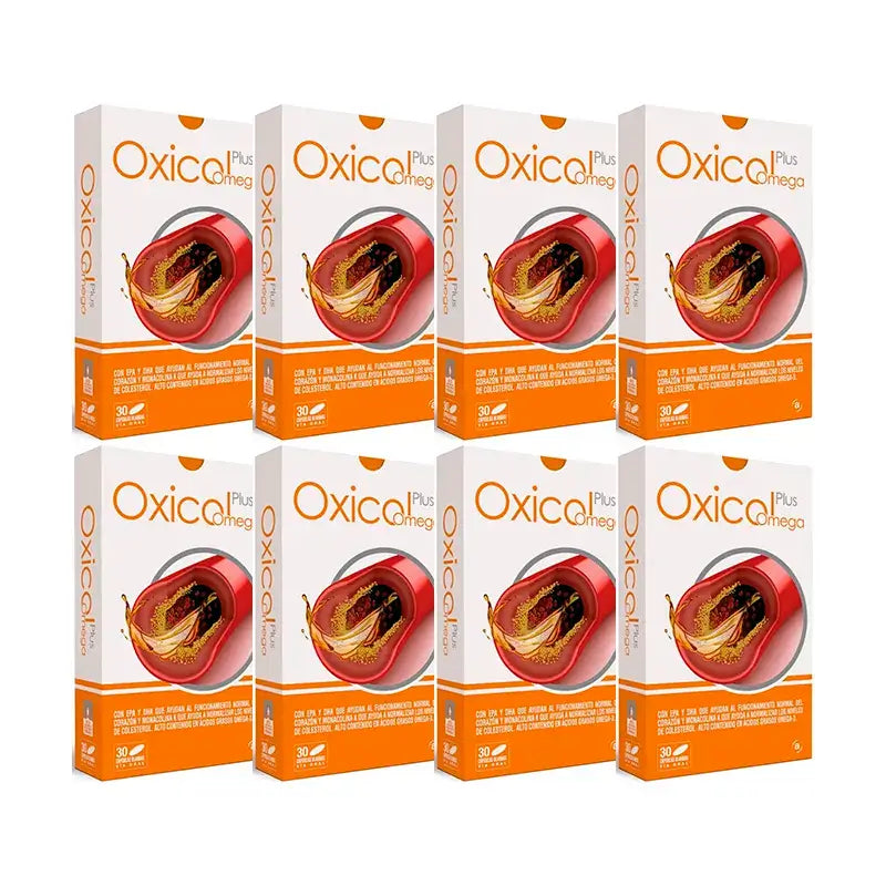 Actafarma Oxicol Plus Omega, Packung 8 x 30 Kapseln