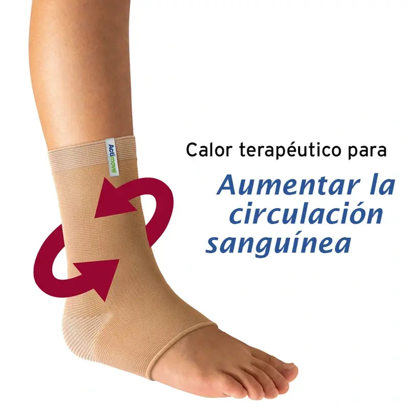 Actimove Arthritis-Knöchelstütze, Farbe Beige, Größe M