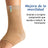Actimove Arthritis-Knöchelstütze, Farbe Beige, Größe M