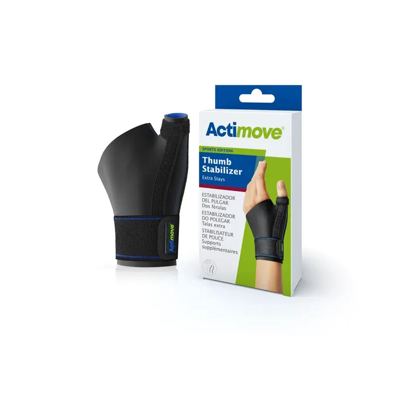 Actimove Daumenstabilisator mit schwarzen Schienen