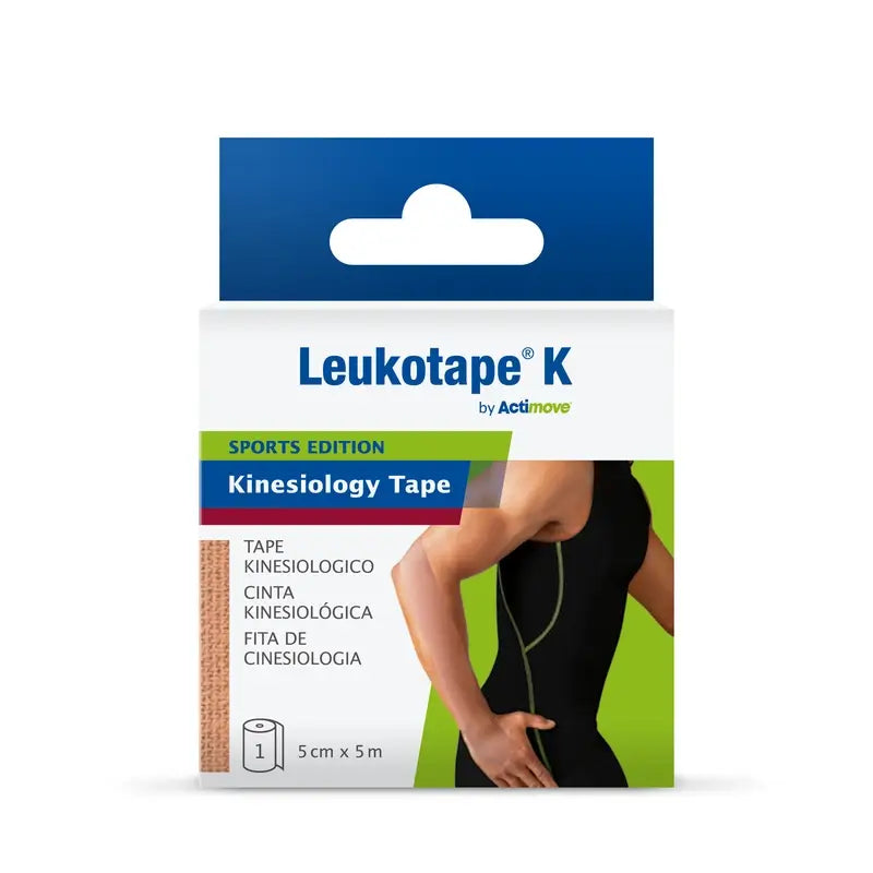 K Sports Edition Kinesiologie-Band Beige, 5 cm x 5 m
