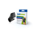 Actimove Elastische Knöchelbandage mit verstellbarem Stabilisierungsriemen, Farbe Schwarz, Größe L
