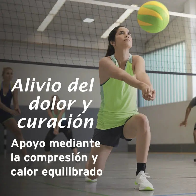 Actimove Elastische Knöchelbandage mit verstellbarem Stabilisierungsriemen, Farbe Schwarz, Größe M