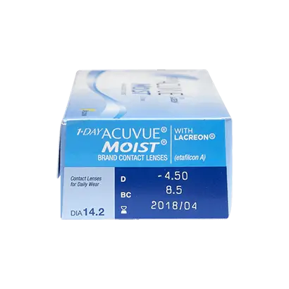 Acuvue 1 Day Moist Daily Spherical Linsen, 30 Stück