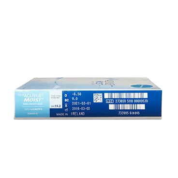 Acuvue 1 Day Moist Daily Spherical Linsen, 90 Stück