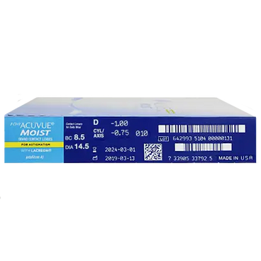 Acuvue 1 Day Moist Daily Toric Linsen, 90 Stück