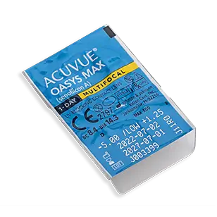 Acuvue 1 Day Oasys Max Multifocal-Tageslinsen, 30 Stück