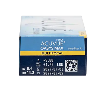Acuvue 1 Day Oasys Max Multifocal-Tageslinsen, 90 Stück