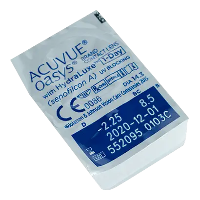 Acuvue 1 Day Oasys mit Hydraluxe-Tageslinsen, 30 Stück