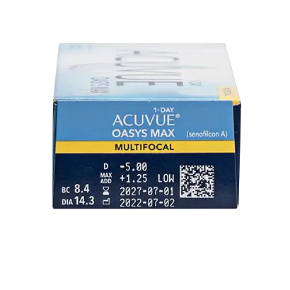 Acuvue Oasys 1 Tag mit Hydraluxe Torische Tageslinsen, 90 Stück